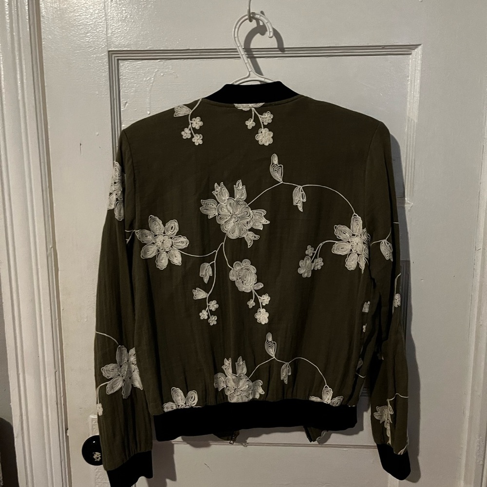 Embroidered bomber jacket - Picture 2 of 2